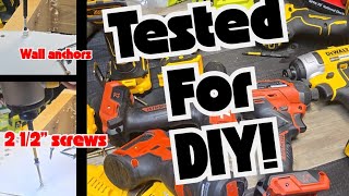 What drill for DIY? or "just around the house"