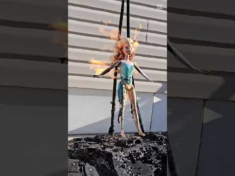 Burning Frozen's Elsa Doll 🔥