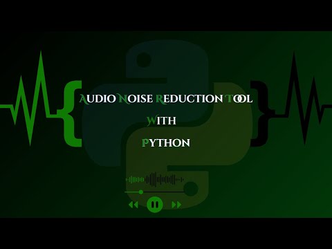 Clean Noisy Audio Files with One Click Using Python & Streamlit!