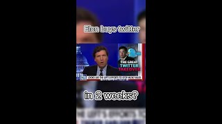 Fox News says there's a "very high probability" #elonmusk  will own #twitter within the next 2 weeks