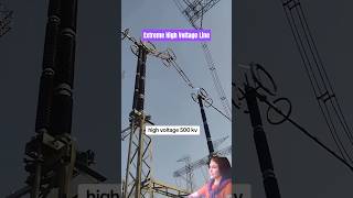 ⚡ High Voltage Power Line 🔌 #shorts #HighVoltage #ElectricPower