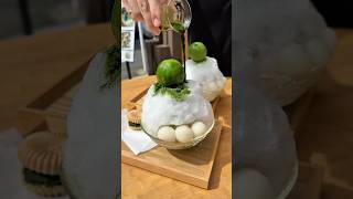 抹茶専門店が作る“ふわふわかき氷とモナカ”🍵