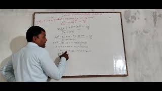 Balaji maths book solutions class 10th very important quardaticquestions