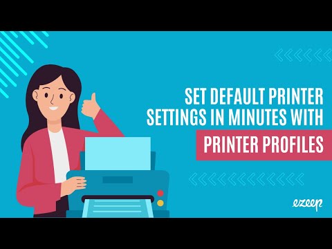 Set Default Printer Settings with Printer Profiles and ezeep Blue