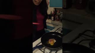 Trying to fry a fertilized egg (Balut) #shorts #balut #weird #food