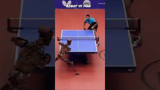 Table Tennis ROBOT vs MAN!!! #amazing #tabletennis #wow #pingpong #skill #robot #sports #pro #omg