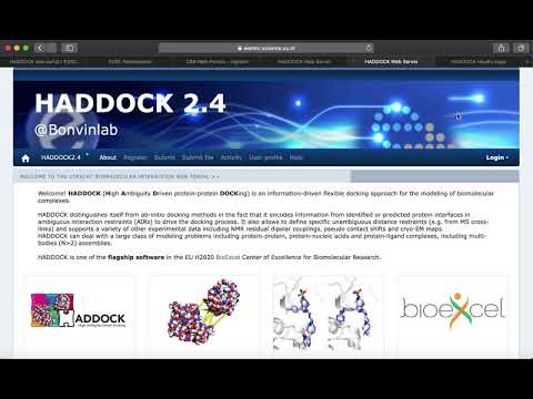 HADDOCK portal Demo