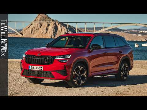 2025 Skoda Kodiaq RS | Velvet Red | Driving, Interior, Exterior [4K]