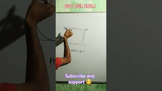 Mast geometry concept hai #maths #cgl #ssc #shorts #geometry #incircle #xsquare