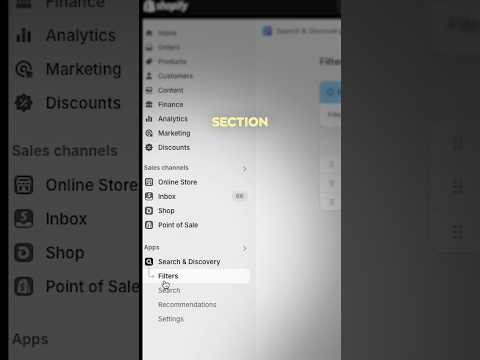 How to build a Shopify store: Shopify filters
