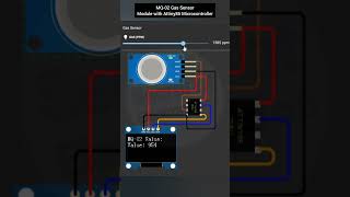 MQ-02 Gas Sensor Module with Attiny85 Microcontroller