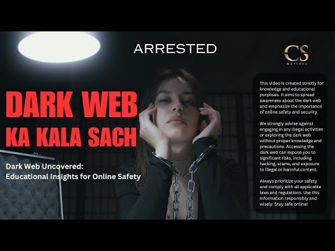 Stay Away from the DARK WEB! Dark Web Ka Kala Sach #safety #darkweb
