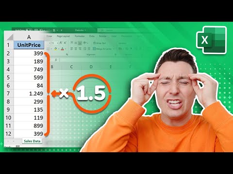 How to multiply an entire column by a number in Excel [EASY]