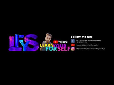 Learn For Yourself Yt (MS Excel) Live Stream