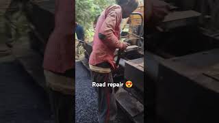 Road repair 😍#shorts #gaw #village #road #roadrepair