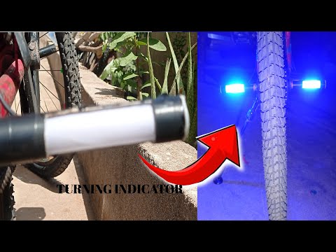 Fixing Turning Indicators To a Cycle || How To Make Turning To Cycle