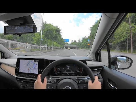 【Test Drive】2021 New NISSAN NOTE AURA e-POWER 4WD - POV Drive