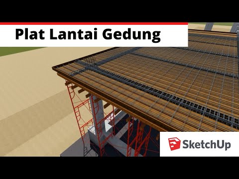 Proses Pembuatan Plat Lantai Gedung