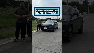 Here's a quick 90-second review of the 2025 Honda HR-V S CVT. #topgearph #HondaHRV #Honda
