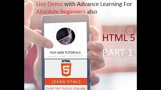 HTML 5 Tutorials for beginners HTML 5 Elements PART 1