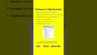 Software in High Demand | #highsalaryjobs #highsalary