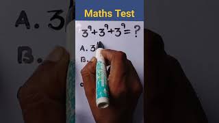 Maths MCQ test #maths #mathstricks