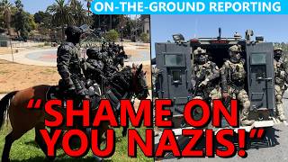 ICE OCCUPIES LA Park, TERRORIZE People With Guns & Tanks