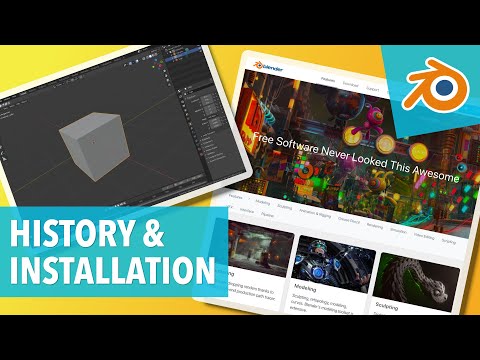 #1 - BLENDER HISTORY AND INSTALLATION - Blender 2.8 tutorial