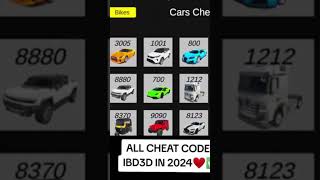 Indian bike driving 3D game cheats codes #shorts#game #trend