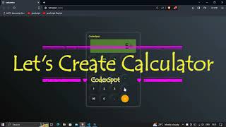 Creating an Interactive Calculator with HTML, CSS, and JavaScript: Mini Project Showcase