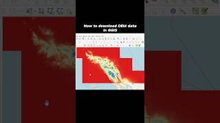How to download DEM data in QGIS #dem #qgis #gis #remotesensing