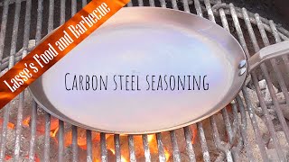 DeBuyer Carbon Steel Skillets, Unboxing, seasoning and first use.
