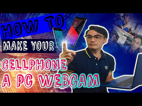 How to make your Cellphone a PC Webcam using Iriun App