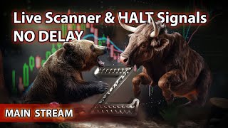 🌊Live Scanner and Day Trade Ideas, NO DELAY. Morning Gappers Momentum and Halt Scanner 07/22/2025