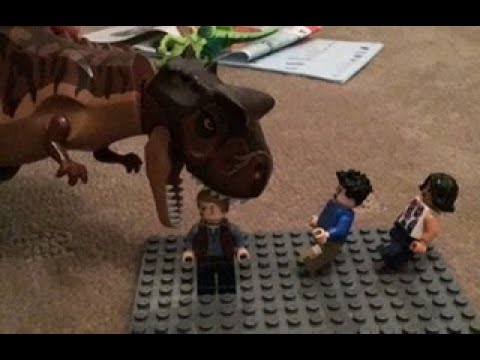 Jurassic world stop motion