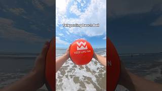 From the pool to the beach! #waboba #beachball #summerfun #transport #magic #transition #playallday