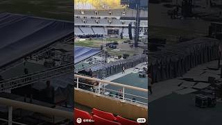 可可爱爱 火星毛毛虫 华晨宇火星演唱会舞台搭建路透 20240710 视频credit：瑶啊瑶YU
