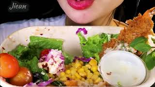【Jieun】超有食欲沙拉🥗咀嚼音美味便当🍱#极度舒适 #吃东西的声音 #吃货 #干饭 #减脂餐 #美食趣胃计划 #美食vlog #咀嚼声 #咀嚼音 #吃货日常 #美食