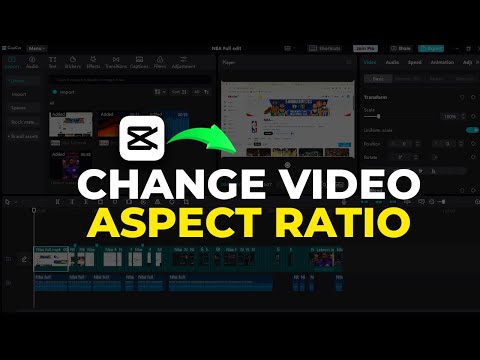 How To Change Video Aspect Ratio in CapCut PC!