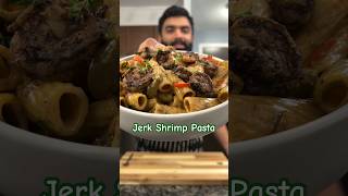 Jerk Shrimp Pasta #shorts #quickrecipes #fusionfood