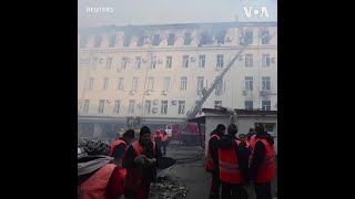 頓涅茨克當局稱烏克蘭砲擊該地區鐵路