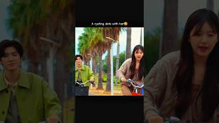 A cycling date with her😩❤️🥀 #hiddenlove #cdrama #shorts