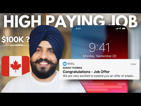 I Got my First Job in Canada – And that too $100k+