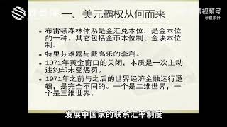 翟东升 俄乌冲突背景下的美元霸权与人民币国际化