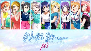 µ's - WILD STARS (Color coded, Kanji, Romaji, Eng)