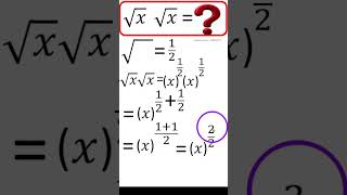 Squrare root x Multiply by square root x=x  #maths #mathlecture #fscpart1 #mathematics #education
