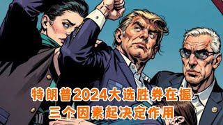 特朗普2024总统大选胜券在握，这三个因素是他再次入住白宫的制胜法宝