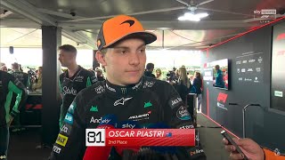 Oscar Piastri: If I Speak I’ll Get in Trouble | Post Race Interview | British Grand Prix 2025