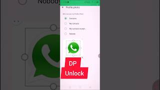 whatsapp dp screenshot lock kaise kare 2025 #short #tech...