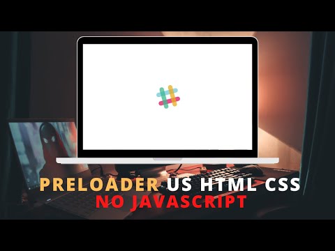 How To Make Website Preloader Using HTML CSS No JavaScript | Page Loading, Website Loading Animation